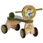 Dora Diego Stabiele Houten Loopfiets Jungle Met 4 Wielen 1+