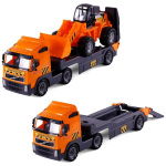 Polesie Volvo Vrachtwagen Met Bulldozer Oranje/Zwart