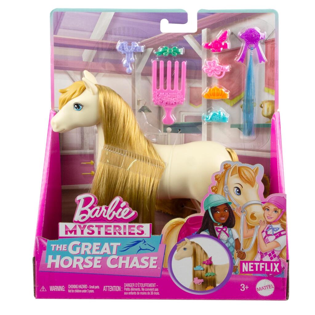 0194735230891_0.jpg Barbie Great Horse Chase Speelset Assorti - Afbeelding 1