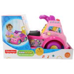 Fisher Price Little People Loopauto + Geluid Roze