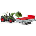 Bruder 02182 Fendt Vario 211 Met Voorlader + Zijwandaanhanger - Afbeelding 7