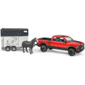 Bruder 2501 Dodge Ram Auto Met Paardentrailer - Afbeelding 2