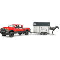 Bruder 2501 Dodge Ram Auto Met Paardentrailer - Afbeelding 3