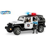 Bruder 02526 Wrangler Politiejeep + Licht En Geluid 1:16