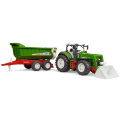 Bruder 03452 Roadmax Tractor Met Frontlader + Dumptrailer - Afbeelding 2