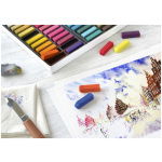 Faber Castell Fc-128272 Pastelkrijt Halve Lengte Etui À 72 Stuks - Afbeelding 2