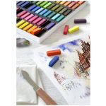 Faber Castell Fc-128272 Pastelkrijt Halve Lengte Etui À 72 Stuks - Afbeelding 3