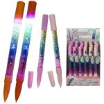 Overige Merken Glitterpen + Licht Assorti Display 24 Stuks