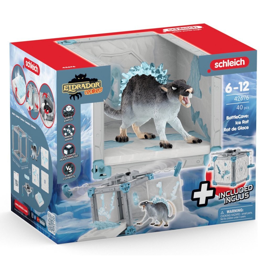 4059433731964_1.jpg Schleich Eldrador Battlecave Ice Rat - Afbeelding 1
