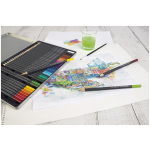 Eberhard Faber Ef-516036 Aquarelpotlood Metalen Etui A 36 Stuks - Afbeelding 3