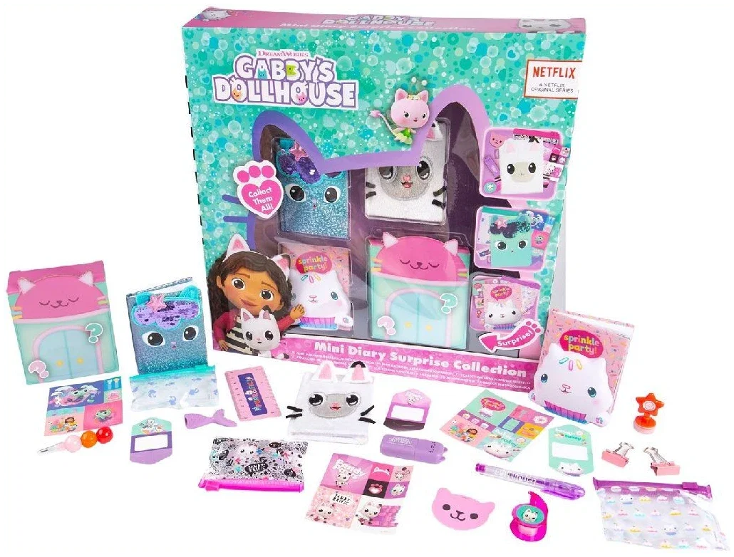 5015934800850_0.jpg Gabby's Dollhouse Gabby'S Dollhouse Mini Agenda'S - Afbeelding 1