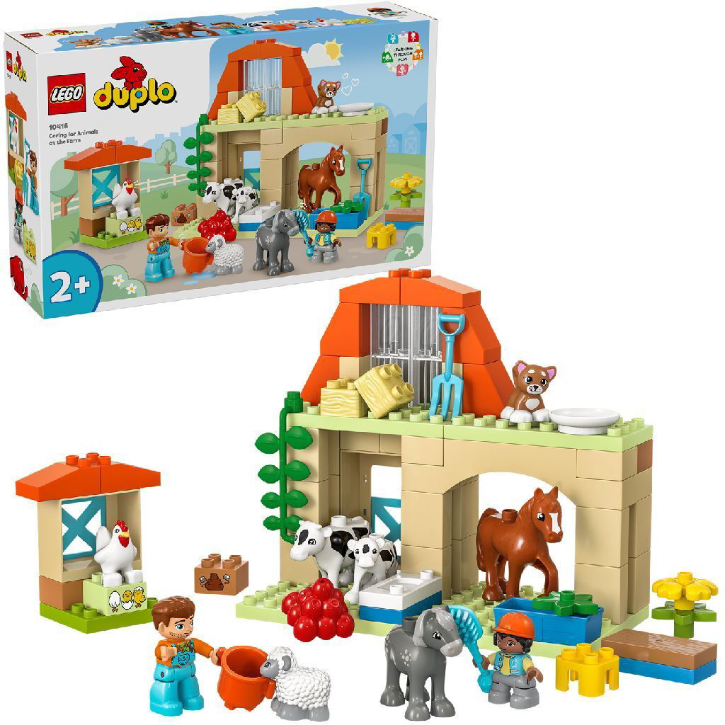 5702017583266_0.jpg Lego Duplo 10416 Dieren Verzorgen Op De Boerderij - Afbeelding 1