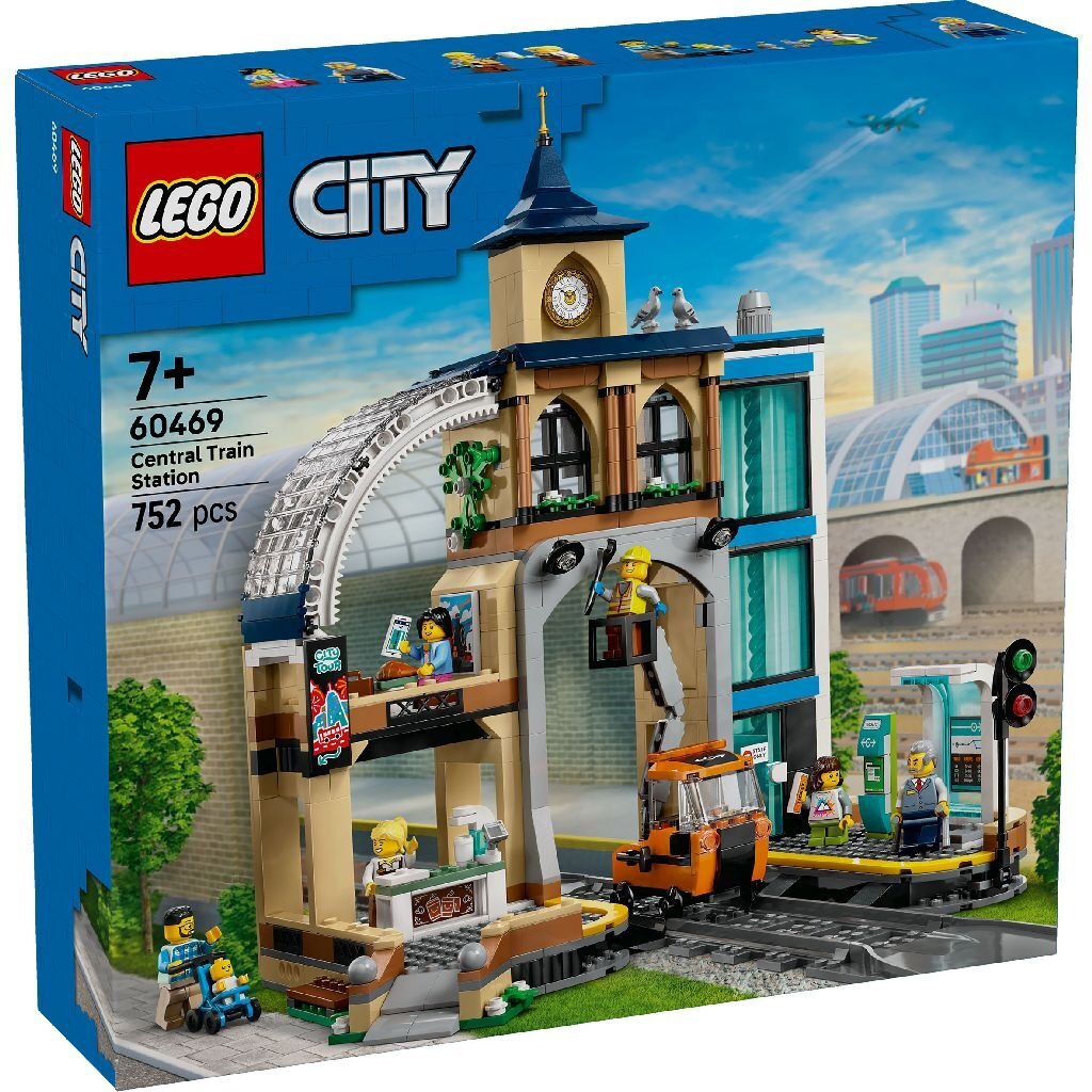 5702017822181_1.jpg Lego City 60469 Trains Centraal Station - Afbeelding 1
