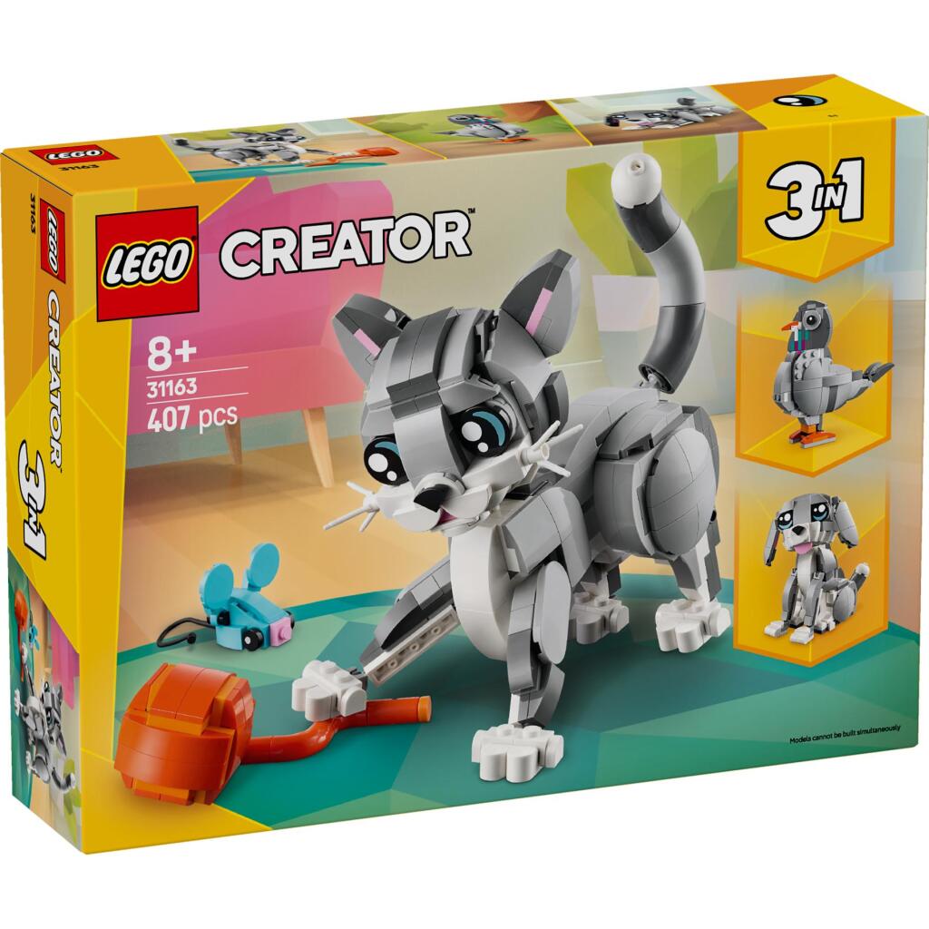5702017822389_0.jpg Lego Creator 31163 3In1 Speelse Kat - Afbeelding 1