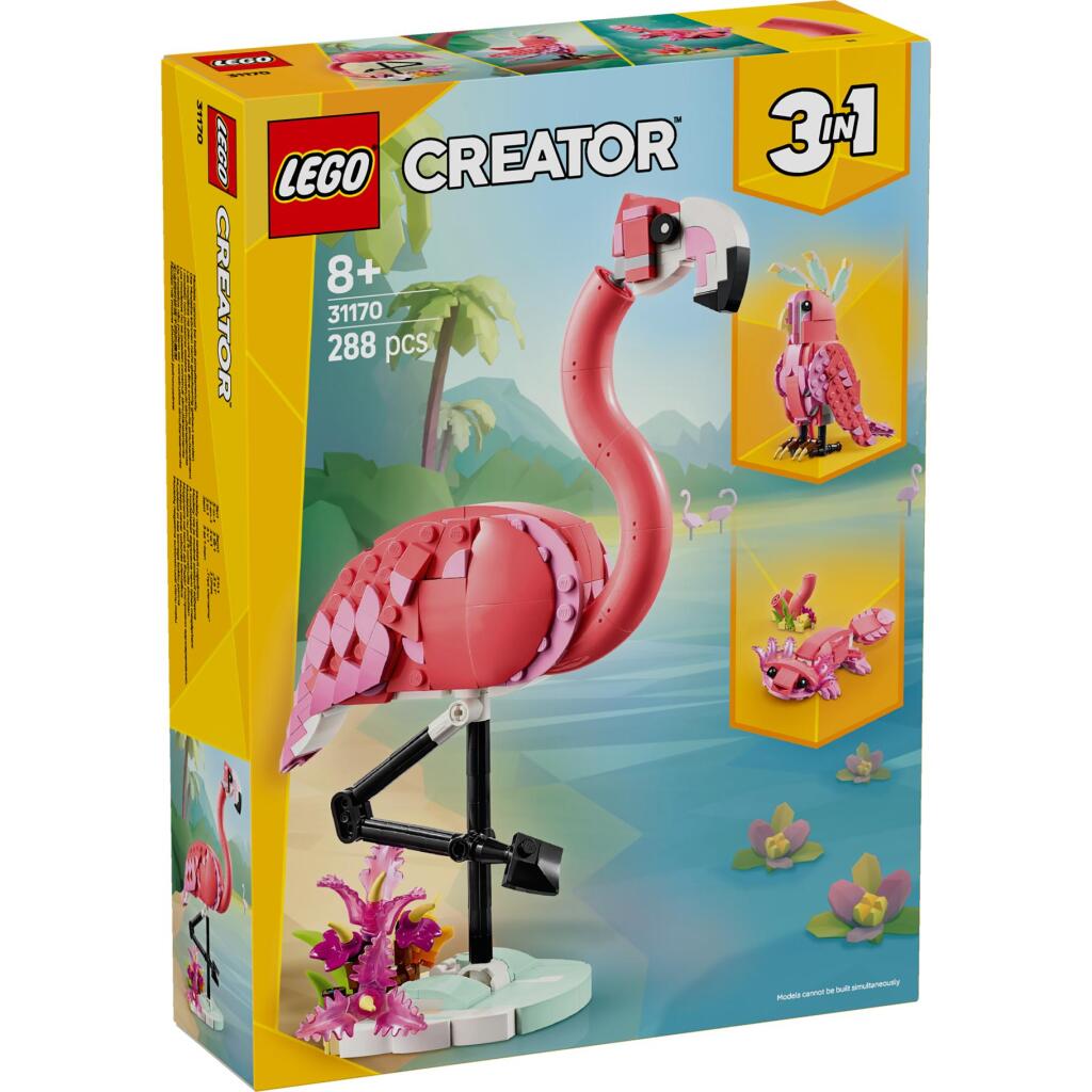5702017822457_0.jpg Lego Creator 31170 Wilde Dieren Flamingo - Afbeelding 1