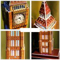 Cubic Fun 3D Puzzel Big Ben + Led Verlichting 28 Stukjes - Afbeelding 3