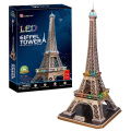 Cubic Fun 3D Led Puzzel De Eifeltoren 84 Stukjes