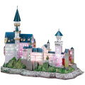 Cubic Fun 3D Puzzel Neuschwanstein Castle + Led Verlichting 128 Stukjes - Afbeelding 2