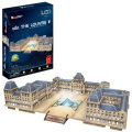 Cubic Fun 3D Puzzel The Louvre + Led Verlichting 137 Stukjes