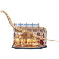 Cubic Fun Houten Led 3D Puzzel Natural Museum Brachiosaurus 216 Stukjes - Afbeelding 2