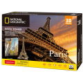 Cubic Fun National Geographic 3D Puzzel De Eifeltoren 80 Stukjes - Afbeelding 4