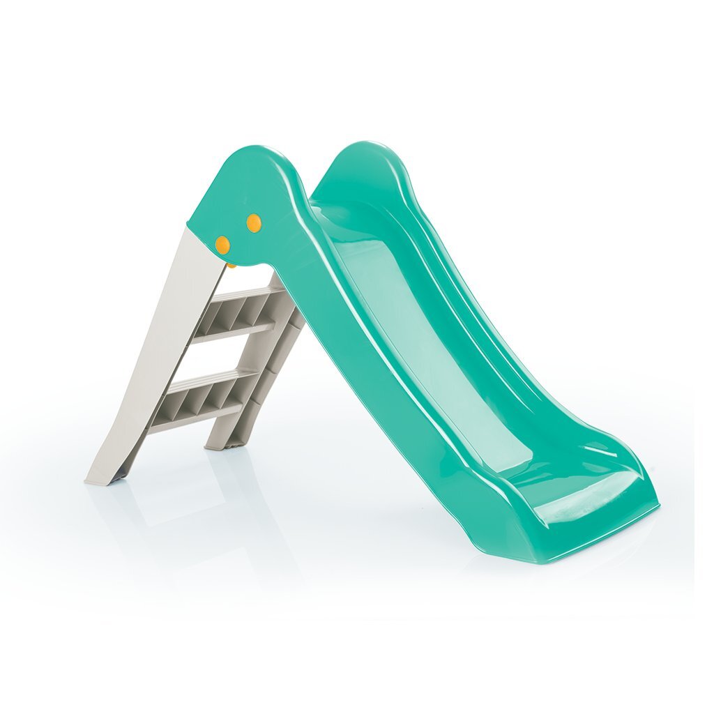 8690089026019_1.jpg Dolu Glijbaan 70.5X117X48.5 Cm Wit/Groen - Afbeelding 1