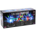 Overige Merken Party Time Mini Disco Led Lampen Set