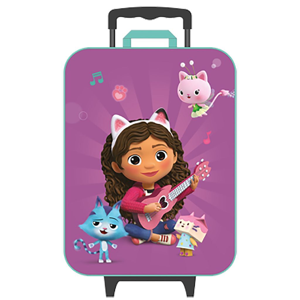 8712051129136_0.jpg Gabby's Dollhouse Gabby'S Dollhouse Trolley 45.5X33X21 Cm Paars/Blauw - Afbeelding 1