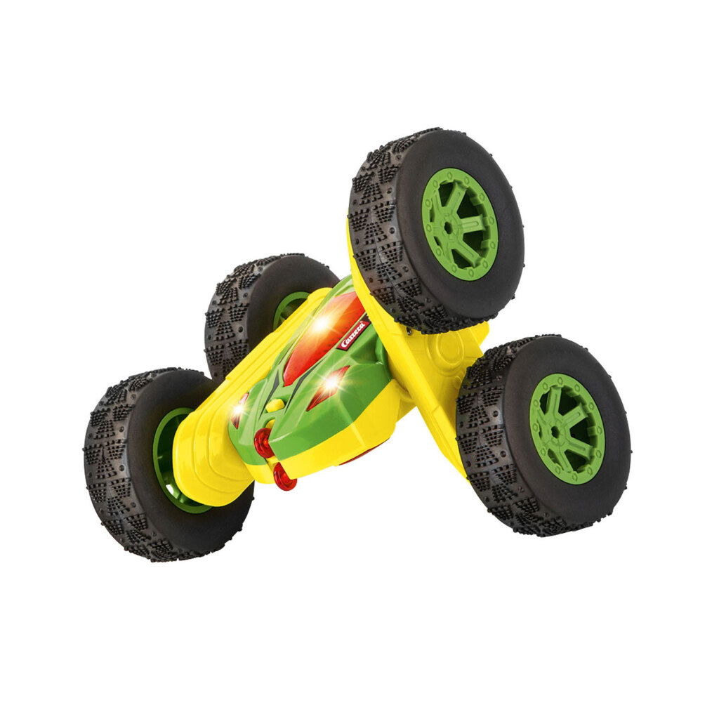 9003150122425_0.jpg Carrera Rc Mini Turnator 2.0 + Licht Groen/Geel - Afbeelding 1